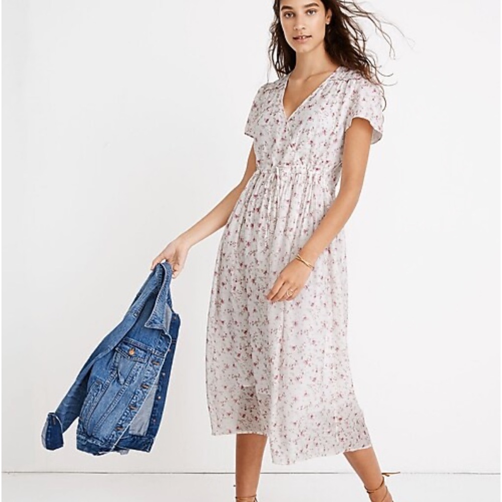 RARE Christy Dawn x Madewell “Dawn” Dress in Tea Rose